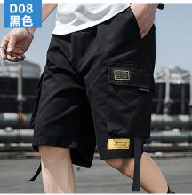 工装短裤男五分裤ins夏季薄款潮流潮牌宽松七分裤男士休闲裤子