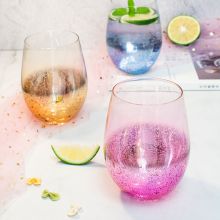 ins风星空杯子渐变色女可爱创意水杯少女网红个性玻璃杯潮流简约